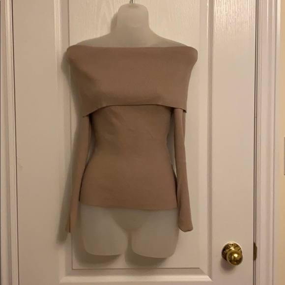 Wilfred Off-Shoulder Knit Sweater - Picture 1 of 4